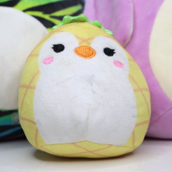 LOT of 4 Squishmallows Stuffed Toys Zebra Bunny Cheetah Penguin Set Stuffies - Picture 9 of 14